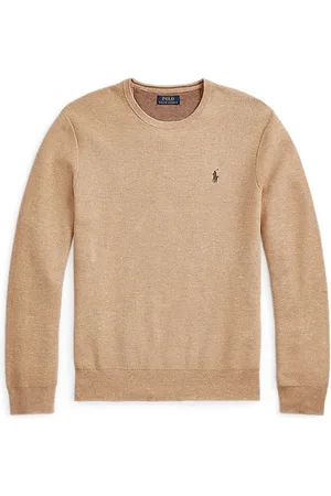 Ralph Lauren Strik, Herre, Brun, M, Uld, Stilfuld Vest til Mænd