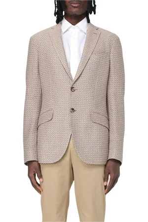 Etro Jakke, Herre, Brun, L, Elegant Mønstret Blazer