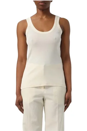 LEMAIRE Top, Dame, , M, Sort Rib Tank Top