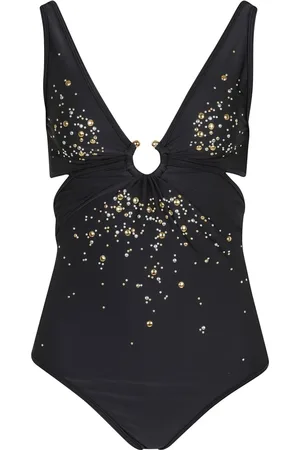 Paco rabanne Top, Dame, Sort, XS, Badetøj Lingeri Maillot