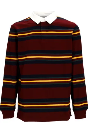 Carhartt Top, Herre, Flerfarvet, XL, Bomuld, Stribet langærmet poloshirt