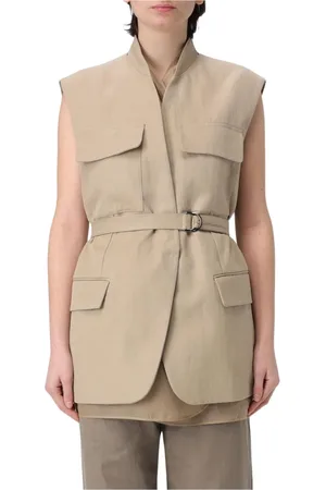 Brunello Cucinelli Jakke, Dame, , M, Bomuld, Utility Vest Blazer