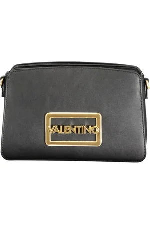 Valentino by Mario Valentino Taske, Dame, Sort, ONE SIZE, Uld, Sort skuldertaske med aftagelig rem