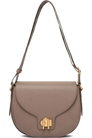 Furla Taske, Dame, Grå, ONE SIZE, Uld, Grå Lotus Crossbody Taske