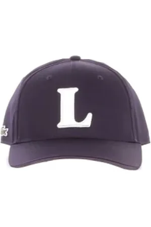 Lacoste Tilbehør, Herre, Blå, L, Bomuld, Blå Logo Frontspænde Hat