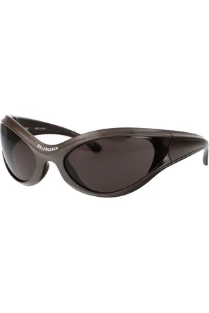 Balenciaga Tilbehør, unisex, Grå, ONE SIZE, Uld, Stilfulde solbriller Bb0317S