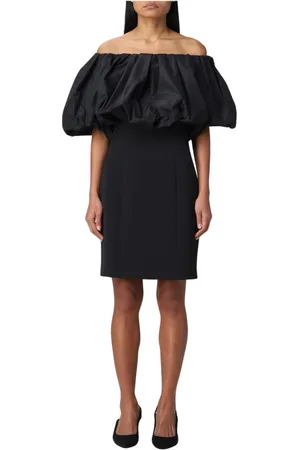 Pinko Kjole, Dame, Sort, XS, Elegant Bodycon Kjole Sort