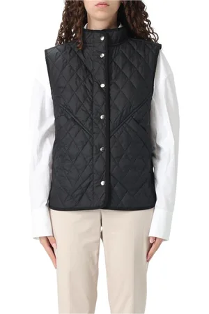 FAY Jakke, Dame, Sort, M, Polyester, Diamant Quiltet Vest Elegant Sort Jakke