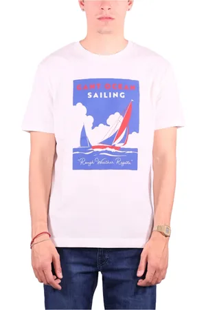 GANT Top, Herre, Hvid, 2XL, Bomuld, Sejlads T-shirts og Polos