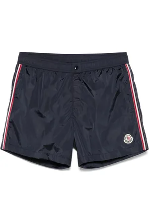 Moncler Badetøj, Herre, Blå, L, Uld, Blå Havtøj Stilfuld