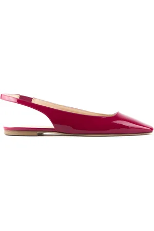 Prosperine Sko, Dame, Rød, 38 EU, Læder, Vernice Slingback Ballerina Sko