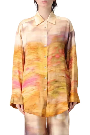 Pinko Bluser & Skjorter, Dame, Flerfarvet, XS, Elegant Silkeskjorte
