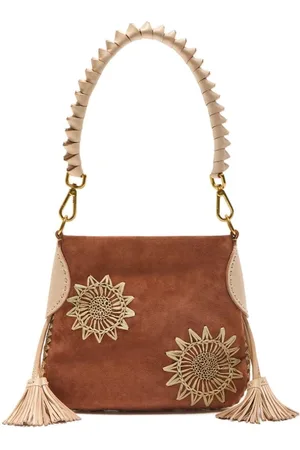 Maliparmi Taske, Dame, Gul, ONE SIZE, Uld, Raffia Skuldertaske