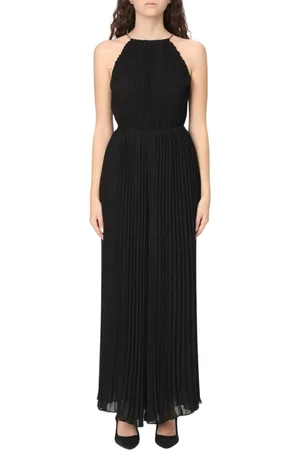 Michael Kors Jumpsuits & Playsuits, Dame, Sort, S, Sort Halter Maxi Kjole