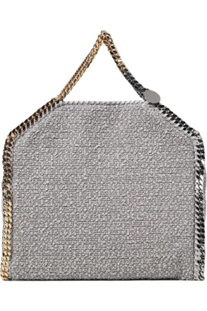 Stella McCartney Taske, Dame, Grå, ONE SIZE, Sølv Kædedetalje Tote Taske