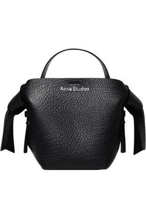 Acne Studios Taske, Dame, Sort, ONE SIZE, Uld, Elegant Skuldertaske med Justerbar Strop
