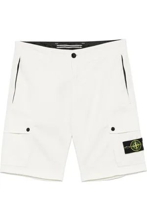 Stone Island Shorts, Herre, , W34, Bomuld, Ivory Bermudas til afslappede udflugter