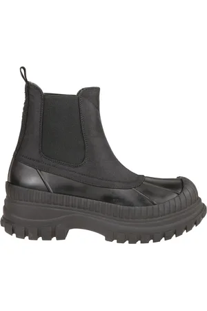 Ganni Sko, Dame, Sort, 39 EU, Polyester, Outdoor Chelsea Boot