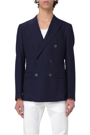 Dolce & Gabbana Jakke, Herre, Blå, M, Klassisk Dobbelt-Brydet Blazer