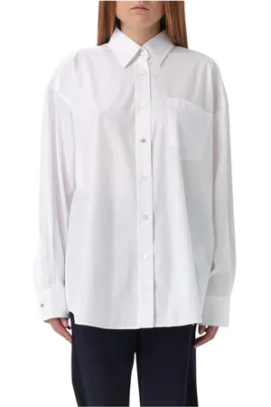 Stella McCartney Bluser & Skjorter, Dame, Hvid, XS, Bomuld, Klassisk Hvid Bomuldsskjorte