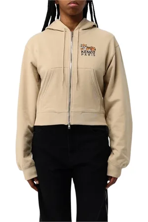 Kenzo Sweathshirts & Hoodies, Dame, , S, Tiger Broderi ZipUp Hoodie