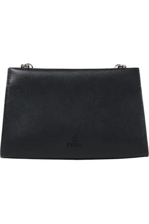 Furla Taske, Dame, Sort, ONE SIZE, Uld, Kædeting i gul fløde