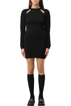 Chiara Ferragni Kjole, Dame, Sort, M, Sort Strik Mini Kjole