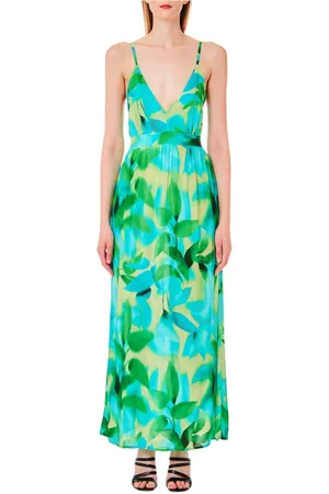 Liu Jo Kjole, Dame, Flerfarvet, S, Polyester, Maxi Kjole