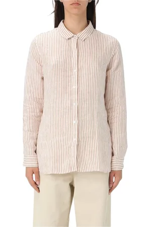 Barbour Bluser & Skjorter, Dame, , XS, Stribet ButtonDown Skjorte i Hvid