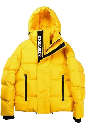 Dsquared2 Jakke, Herre, Gul, M, Nylon, Gul Nylon Herrejakke