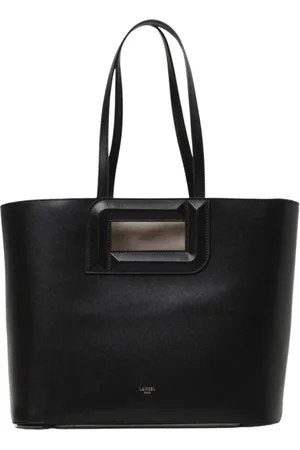 LANCEL Taske, Dame, Sort, ONE SIZE, Uld, Sort Læder Skuldertaske