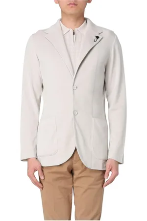 LARDINI Jakke, Herre, , M, Elegant Strikket Blazer Jakke
