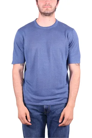 Roberto Collina Top, Herre, Blå, 2XL, Denim, Denim T-shirts og Polos