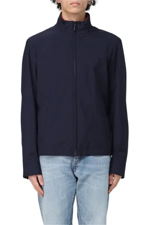 Paul & Shark Jakke, Herre, Blå, XL, Polyester, Blå ZipUp Jakke Letvægts Blazer