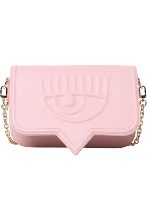 Chiara Ferragni Taske, Dame, Lyserød, ONE SIZE, Uld, Præget Crossbody Taske