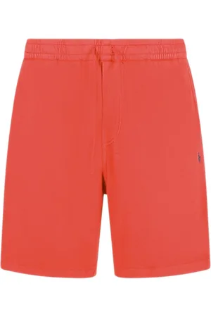 Ralph Lauren Shorts, Herre, Rød, S, Bomuld, Røde sports shorts med logo