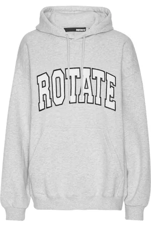 ROTATE Sweathshirts & Hoodies, Dame, Grå, XS, Bomuld, Heavy Sweat Hoodie