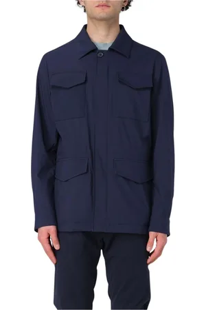 Paul & Shark Jakke, Herre, Blå, XL, Uld, Stilfuld Blå Blazer med Flere Lommer