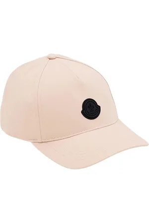 Moncler Tilbehør, Dame, Lyserød, ONE SIZE, Bomuld, Luksus Hvid Baseball Kasket