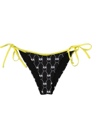 Pinko Badetøj, Dame, Sort, S, Uld, Sorte TieSide Bikini Bund