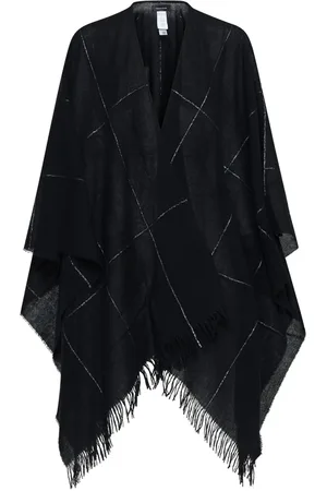 Fabiana Filippi Jakke, Dame, Sort, ONE SIZE, Uld, Sorte Jakker til Kvinder