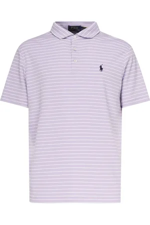 Ralph Lauren Top, Herre, Lilla, M, Uld, Stilfulde T-shirts og Polos