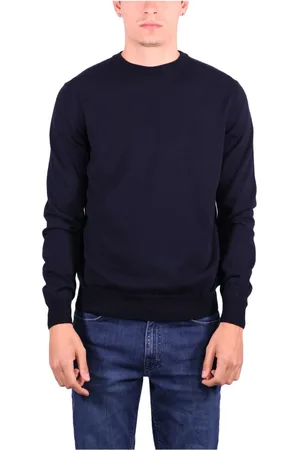 add Strik, Herre, Sort, XL, Bomuld, Bomuld Rund Hals Langærmet Sweater