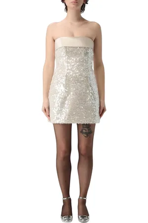 Serafini Kjole, Dame, , XS, Uld, Elegant Paillet Cocktailkjole