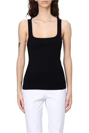 LIVIANA CONTI Top, Dame, Sort, L, Tyl, Hvid Elegant Top