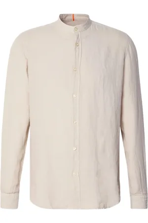 HUGO BOSS Skjorte, Herre, , M, Linned, Linnedskjorte med fransk krave