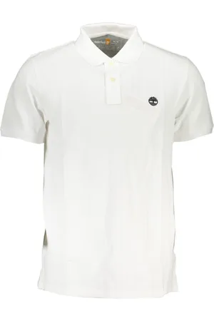 Timberland Top, Herre, Hvid, M, Bomuld, Hvid Polo T-shirt Kortærmet