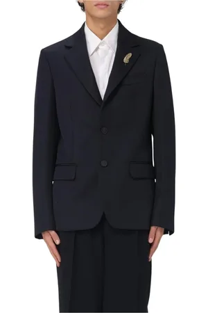 Golden Goose Jakke, Herre, Blå, L, Marine Notch Revers Blazer