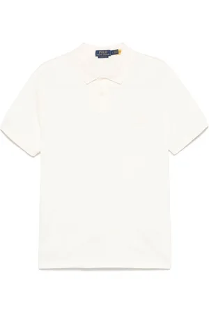 Ralph Lauren Top, Herre, , S, Bomuld, Hvid T-shirt med stil Ss25