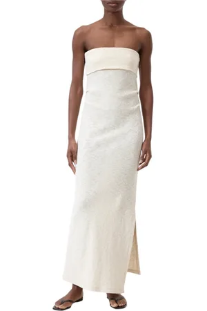 Closed Kjole, Dame, , S, Bomuld, Bandeau Kjole Bouclé Bomuld Elegant